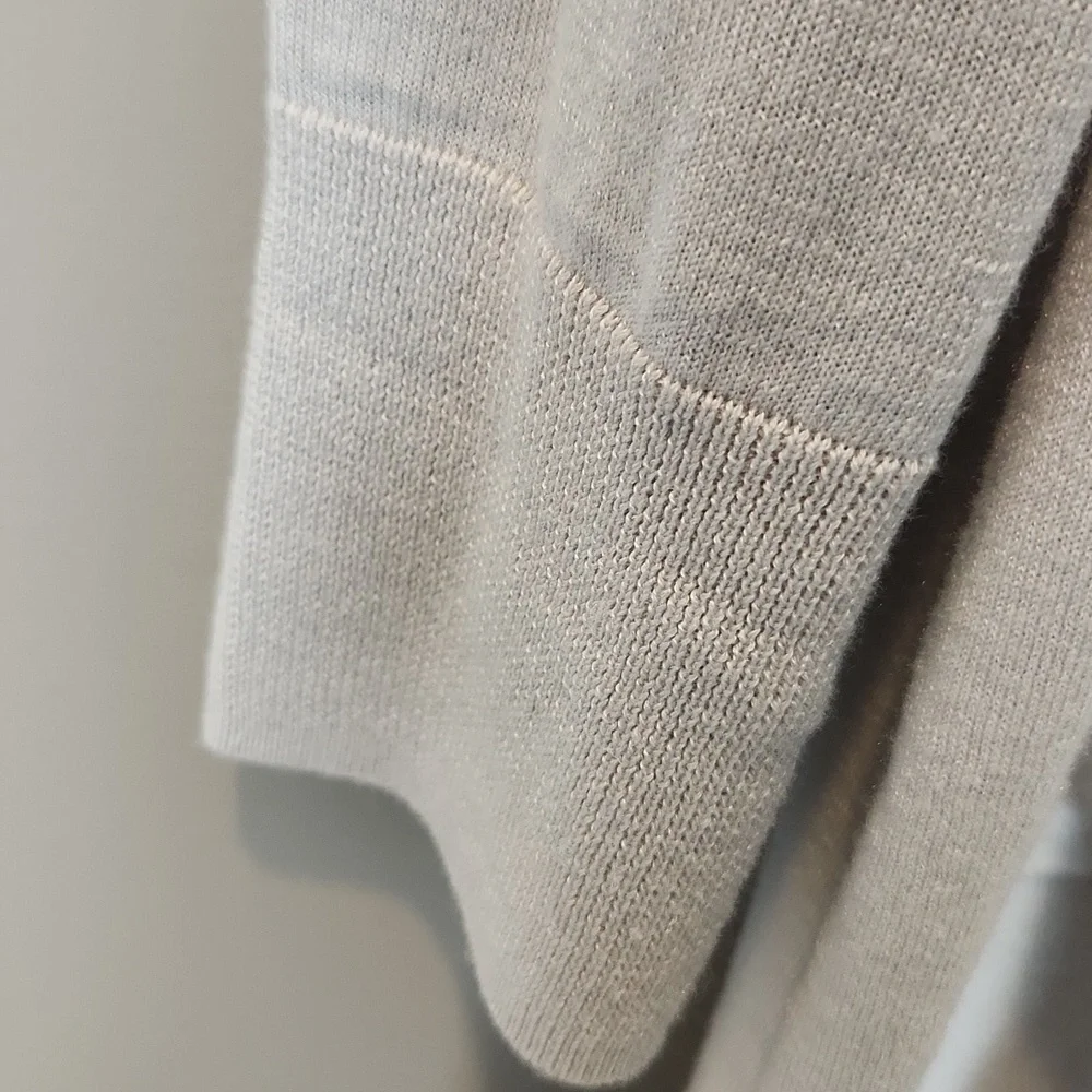 Universal Standard Light Gray Wool Blend Longline Cardigan - Picture 8 of 10
